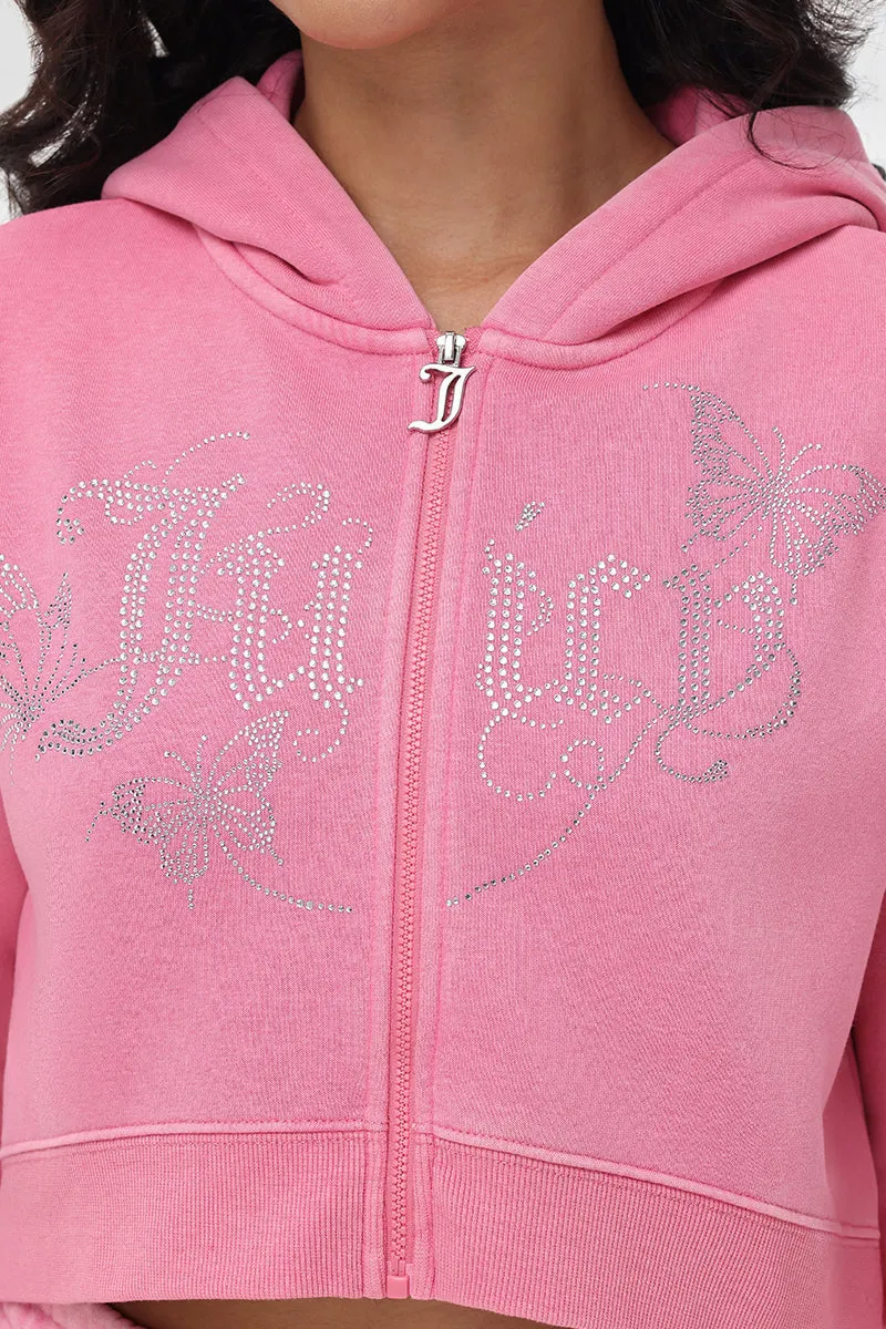 Cropped Zip Front Hoodie sold by Juicy Couture product image thumbnail 5
