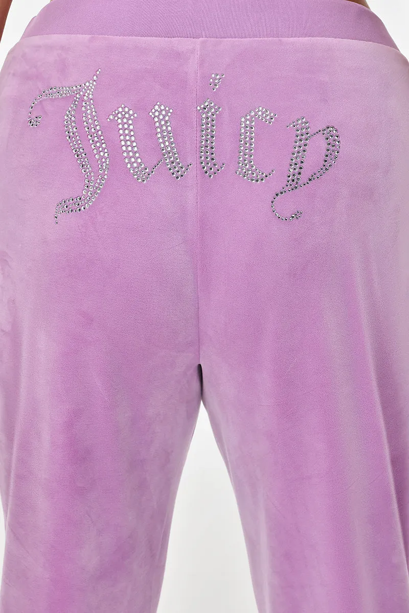 Plus-Size OG Big Bling Velour Track Pants sold by Juicy Couture product image thumbnail 4