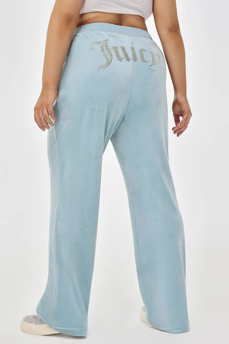 Plus-Size OG Big Bling Velour Track Pants sold by Juicy Couture