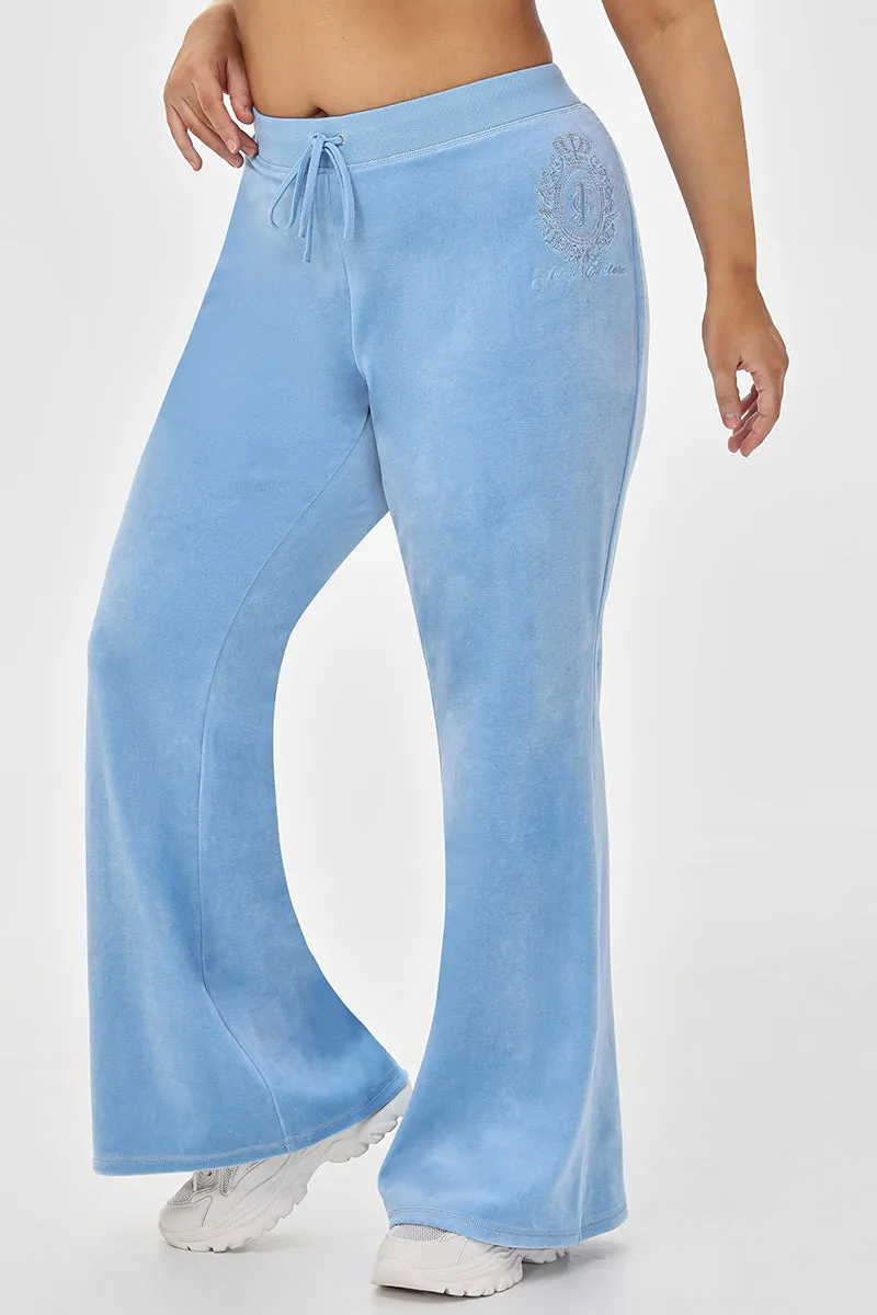 Plus-Size Crown Heritage Cotton Velour Track Pants sold by Juicy Couture product image thumbnail 2