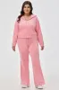 Plus-Size Crown Heritage Cotton Velour Hoodie sold by Juicy Couture