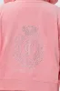 Plus-Size Crown Heritage Cotton Velour Hoodie sold by Juicy Couture