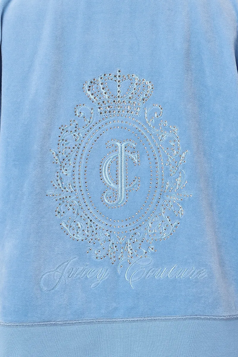 Plus-Size Crown Heritage Cotton Velour Hoodie sold by Juicy Couture product image thumbnail 4