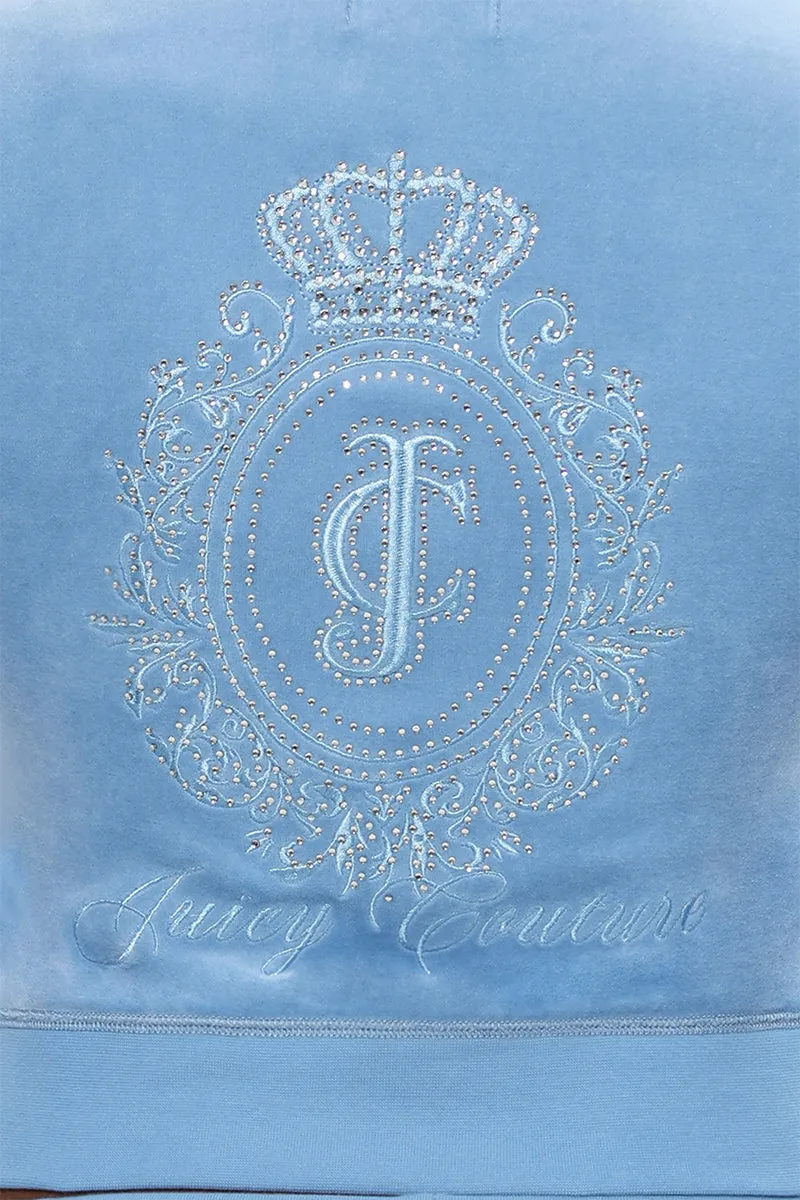 Crown Heritage Cotton Velour Hoodie sold by Juicy Couture product image thumbnail 5