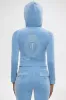 Crown Heritage Cotton Velour Hoodie sold by Juicy Couture
