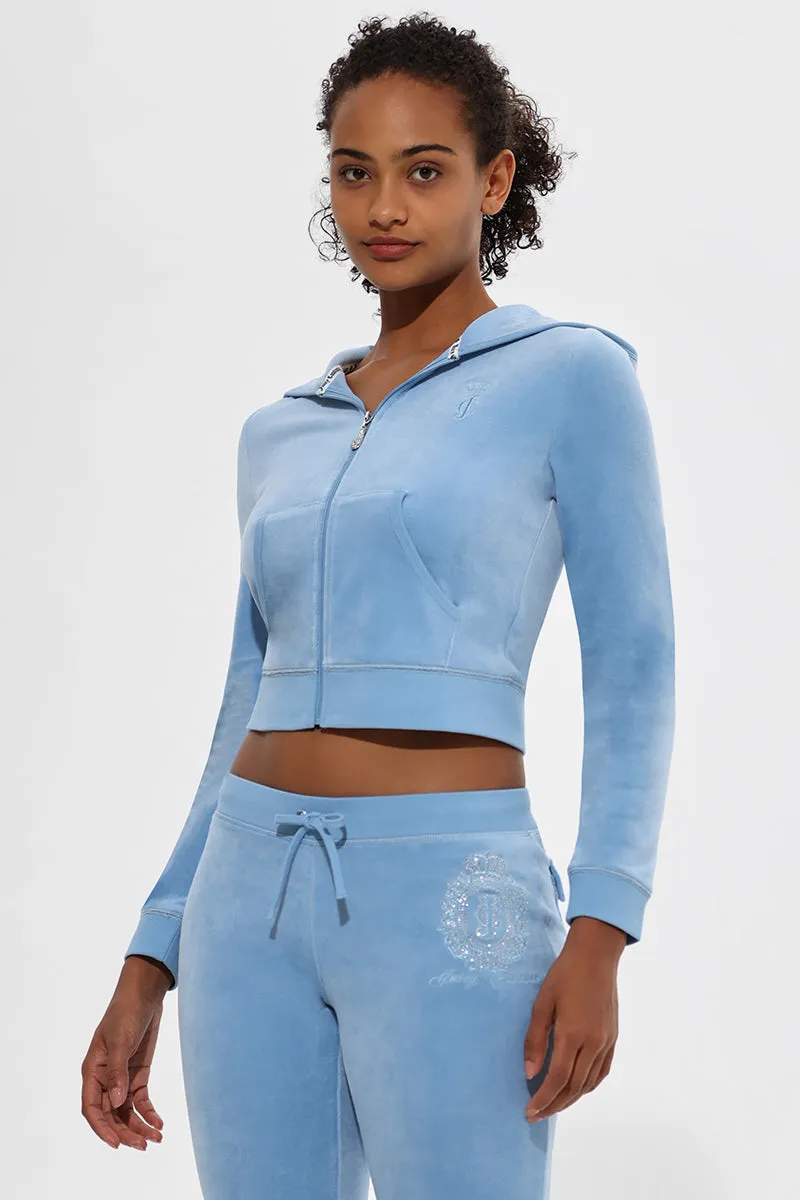 Crown Heritage Cotton Velour Hoodie sold by Juicy Couture product image thumbnail 4