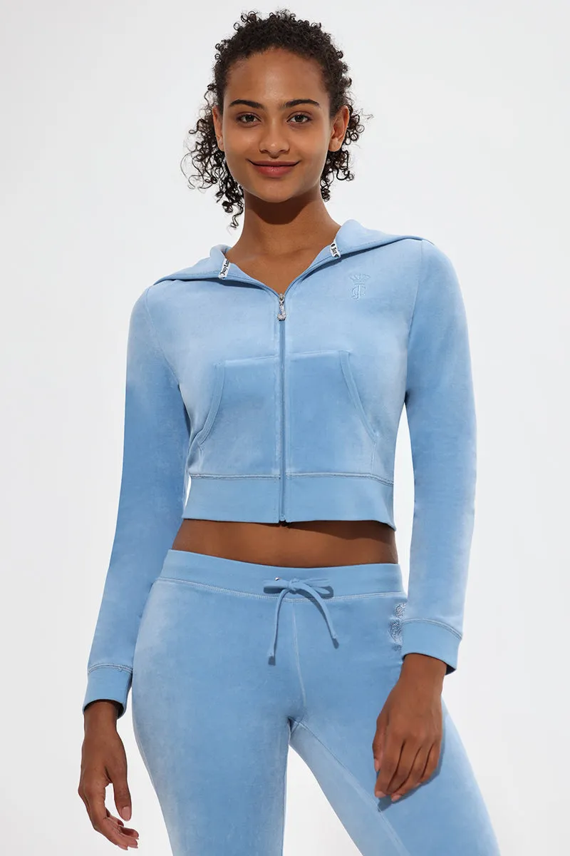 Crown Heritage Cotton Velour Hoodie sold by Juicy Couture product image thumbnail 3