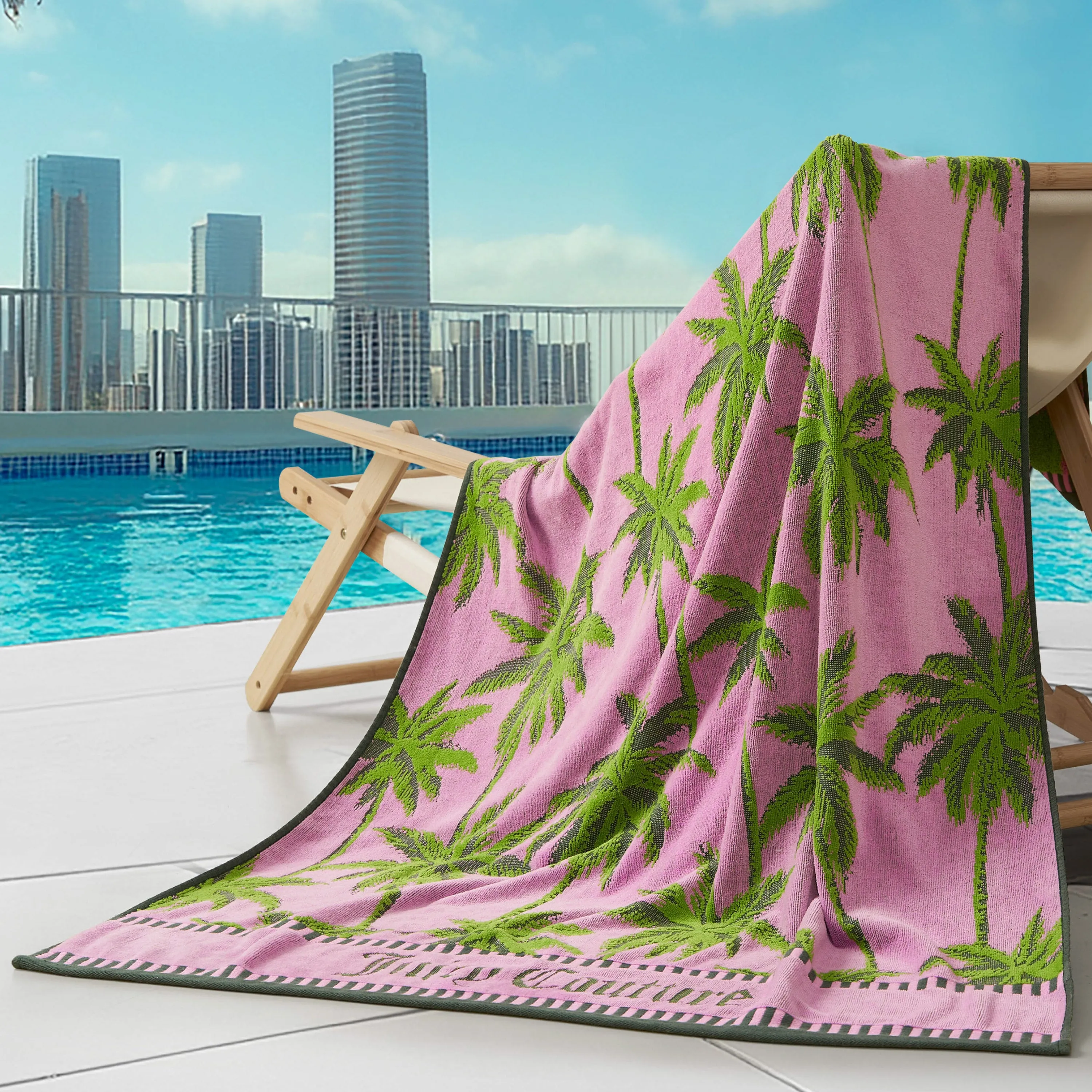 Palm Trees Cotton Beach Towel sold by Juicy Couture product image thumbnail 3