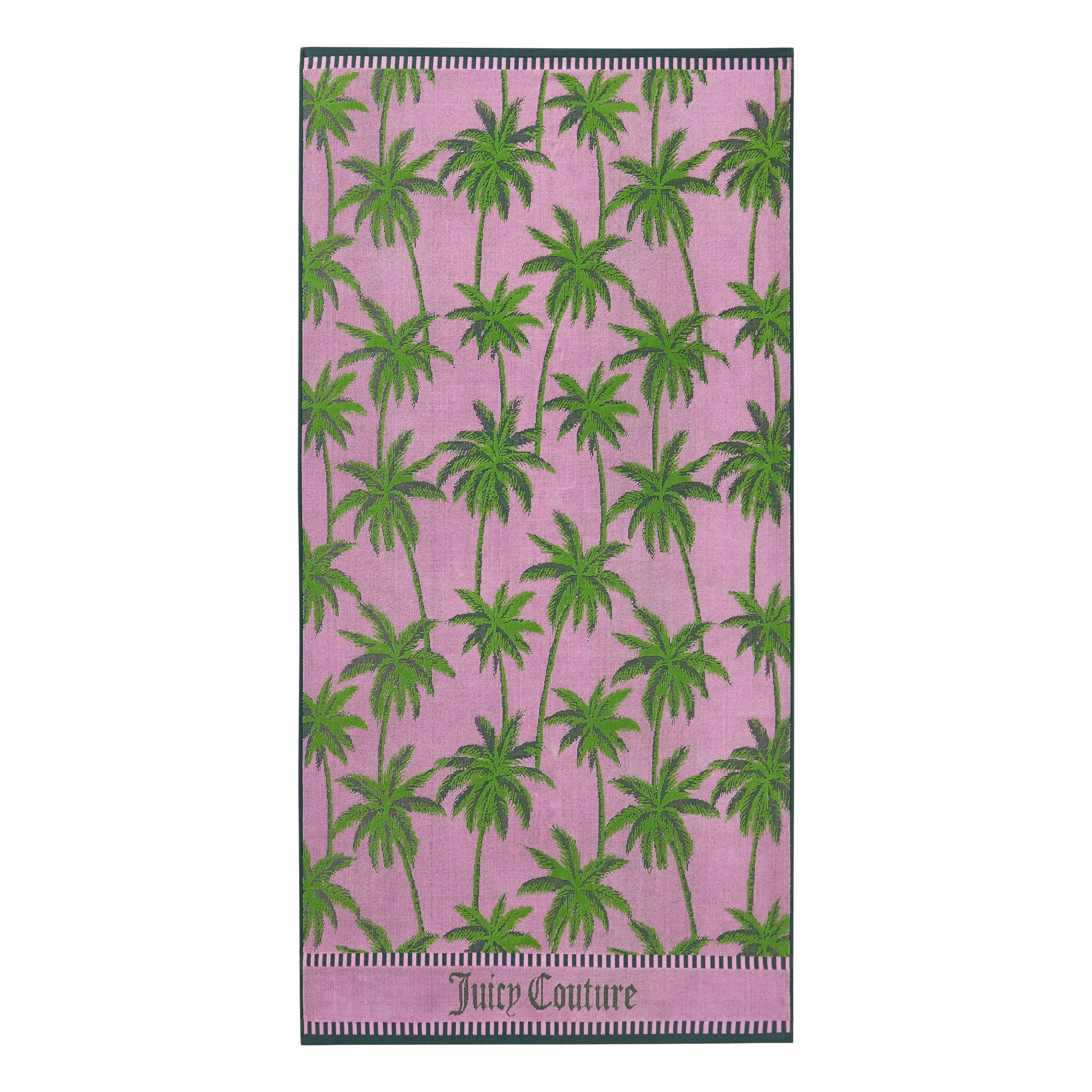 Palm Trees Cotton Beach Towel sold by Juicy Couture