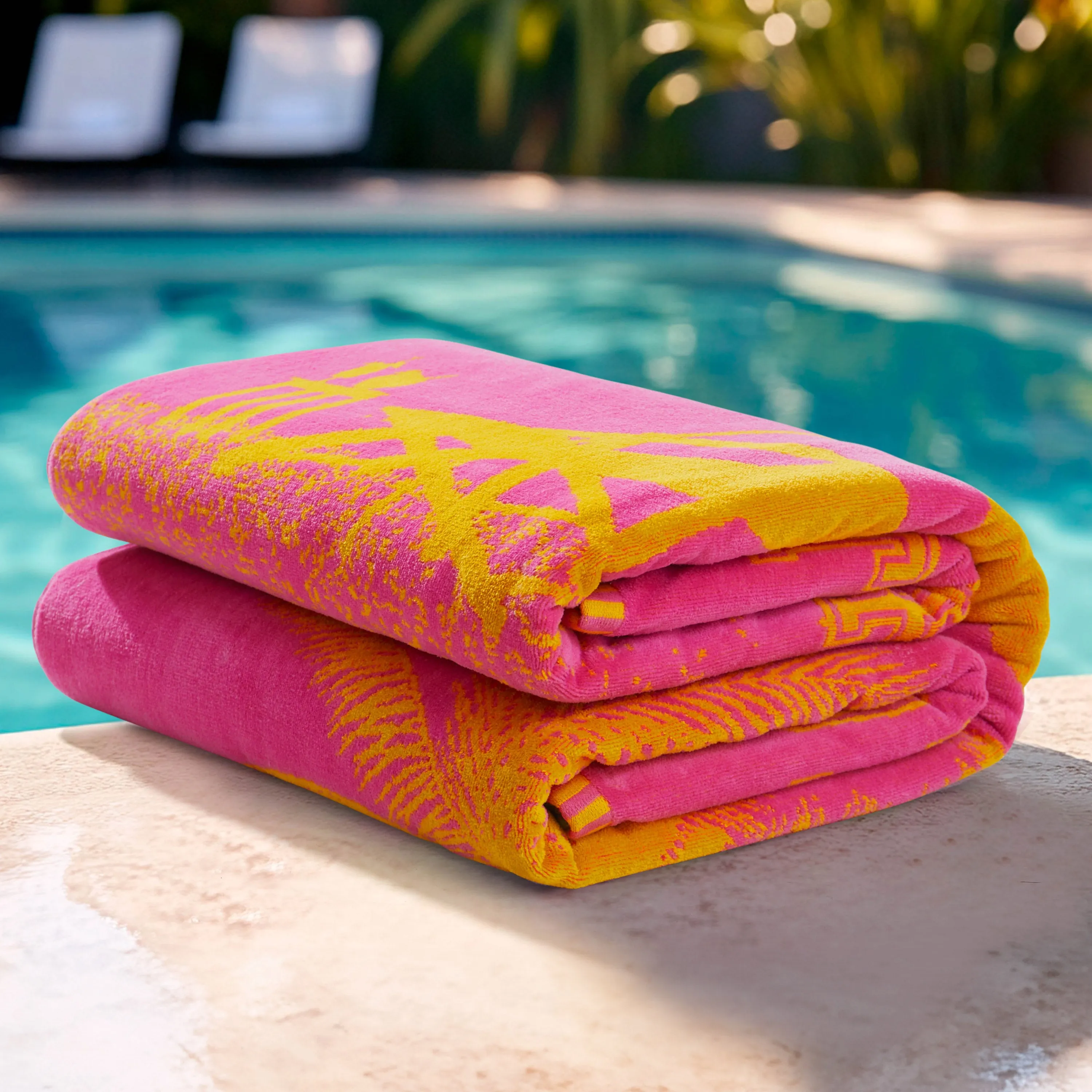 Pink Beachside Couture Cotton Beach Towel sold by Juicy Couture product image thumbnail 2