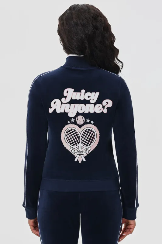 Tennis Mockneck Jacket sold by Juicy Couture