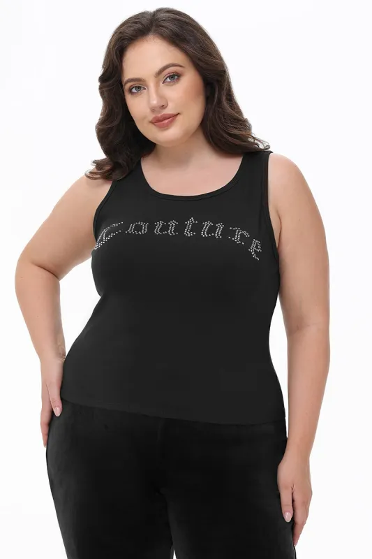 Plus-Size Big Bling Couture Tank Top sold by Juicy Couture