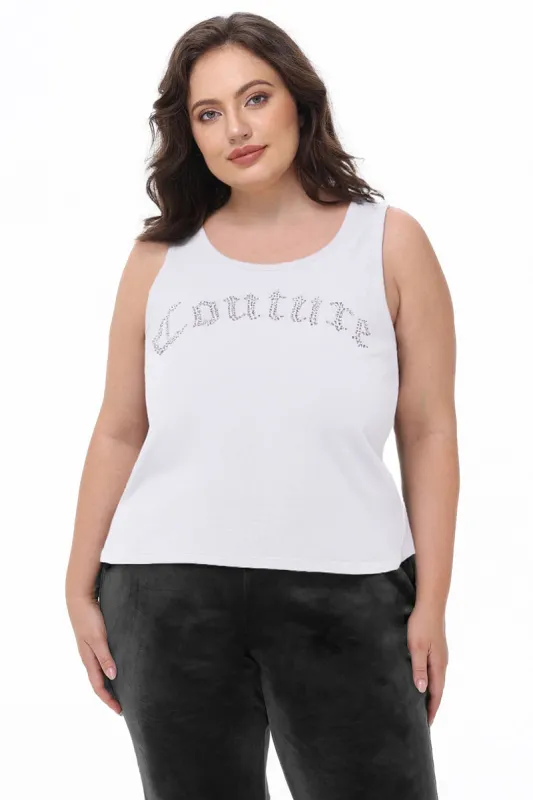 Plus-Size Big Bling Couture Tank Top sold by Juicy Couture