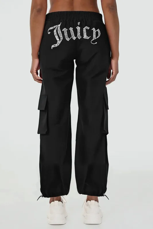 Big Bling Woven Cargo Pants sold by Juicy Couture
