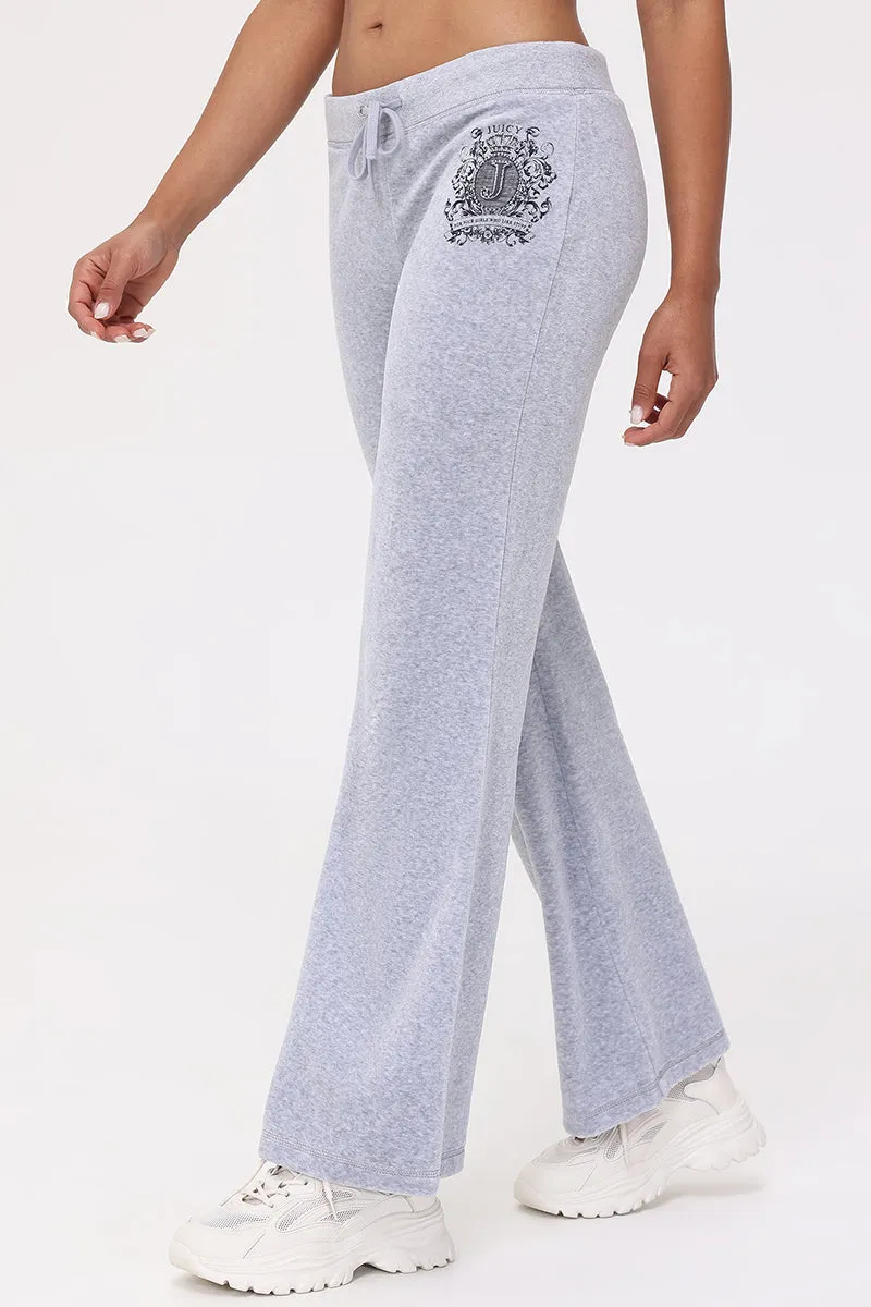 Heritage Graphic Cotton Velour Track Pants sold by Juicy Couture product image thumbnail 3