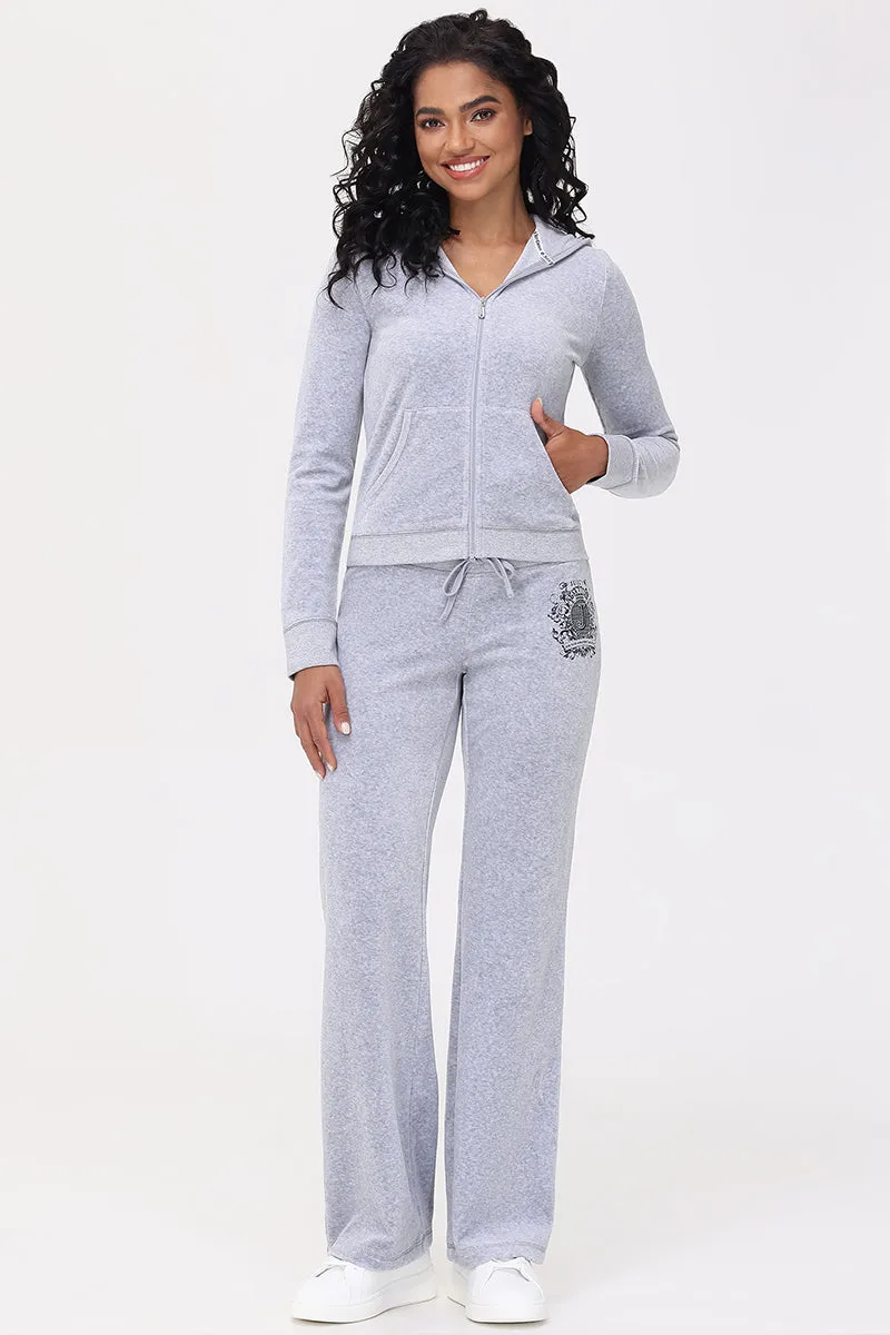 Heritage Graphic Cotton Velour Track Pants sold by Juicy Couture product image thumbnail 5