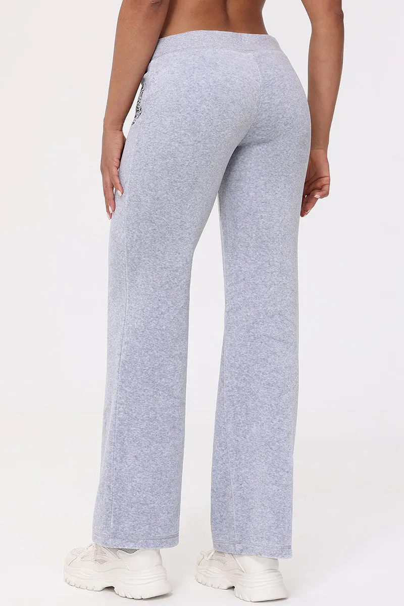 Heritage Graphic Cotton Velour Track Pants sold by Juicy Couture product image thumbnail 2