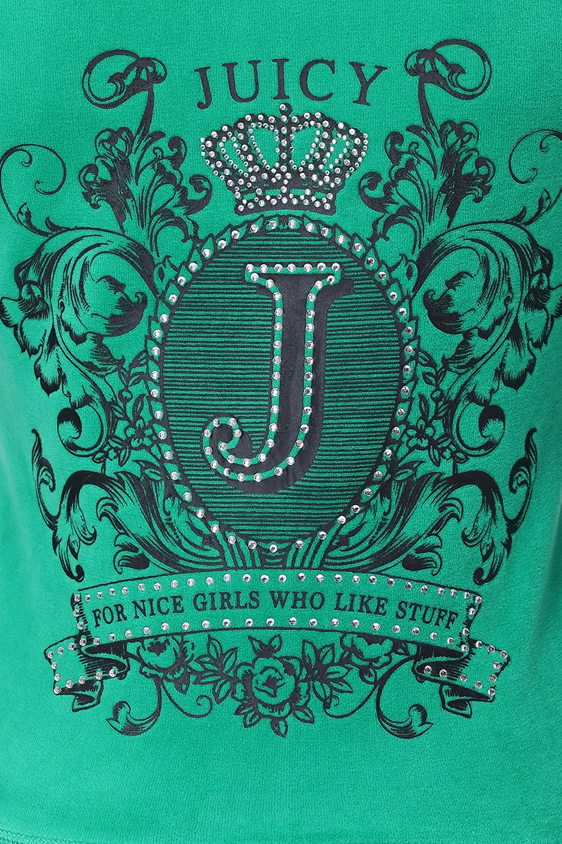 Heritage Graphic Cotton Velour Hoodie sold by Juicy Couture product image thumbnail 5