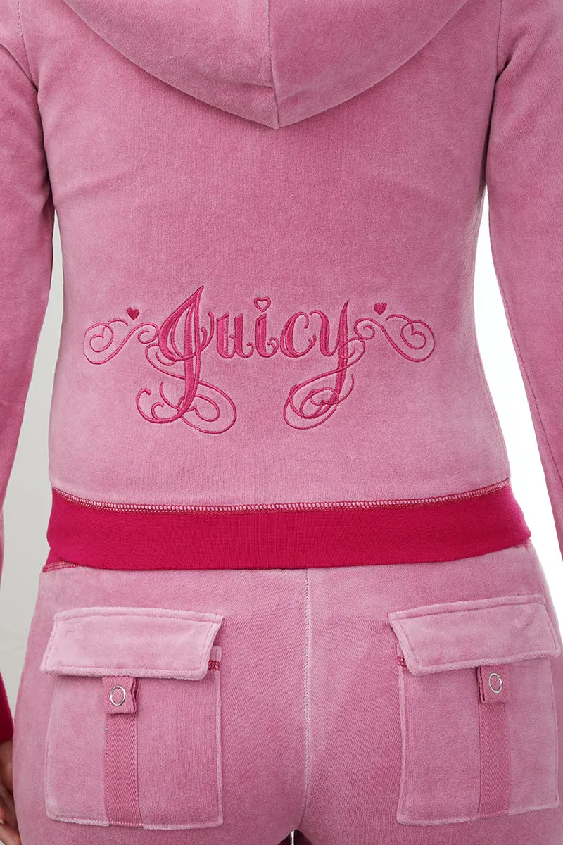 Sweetheart Cotton Velour Hoodie sold by Juicy Couture product image thumbnail 4