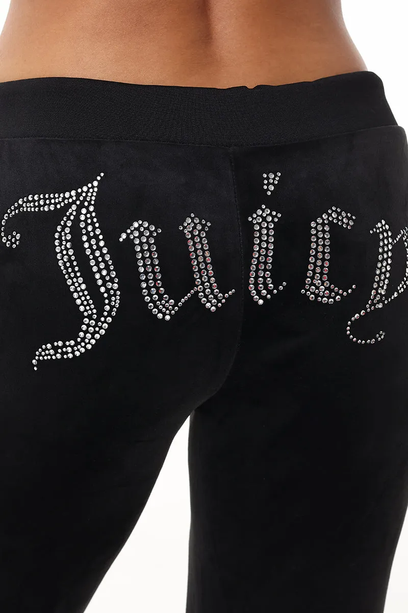 Custom Zodiac OG Big Bling Velour Track Pants sold by Juicy Couture product image thumbnail 4