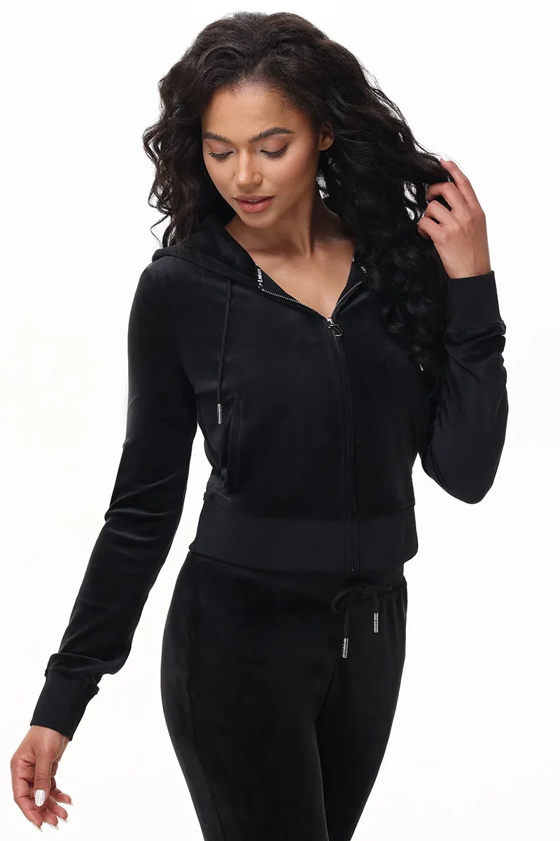 Custom Zodiac OG Big Bling Velour Hoodie sold by Juicy Couture product image thumbnail 3