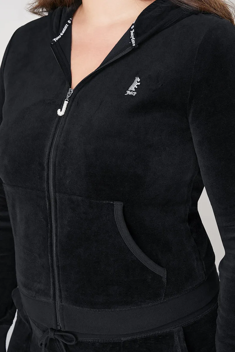 Plus-Size Scottie Cotton Velour Hoodie sold by Juicy Couture product image thumbnail 3