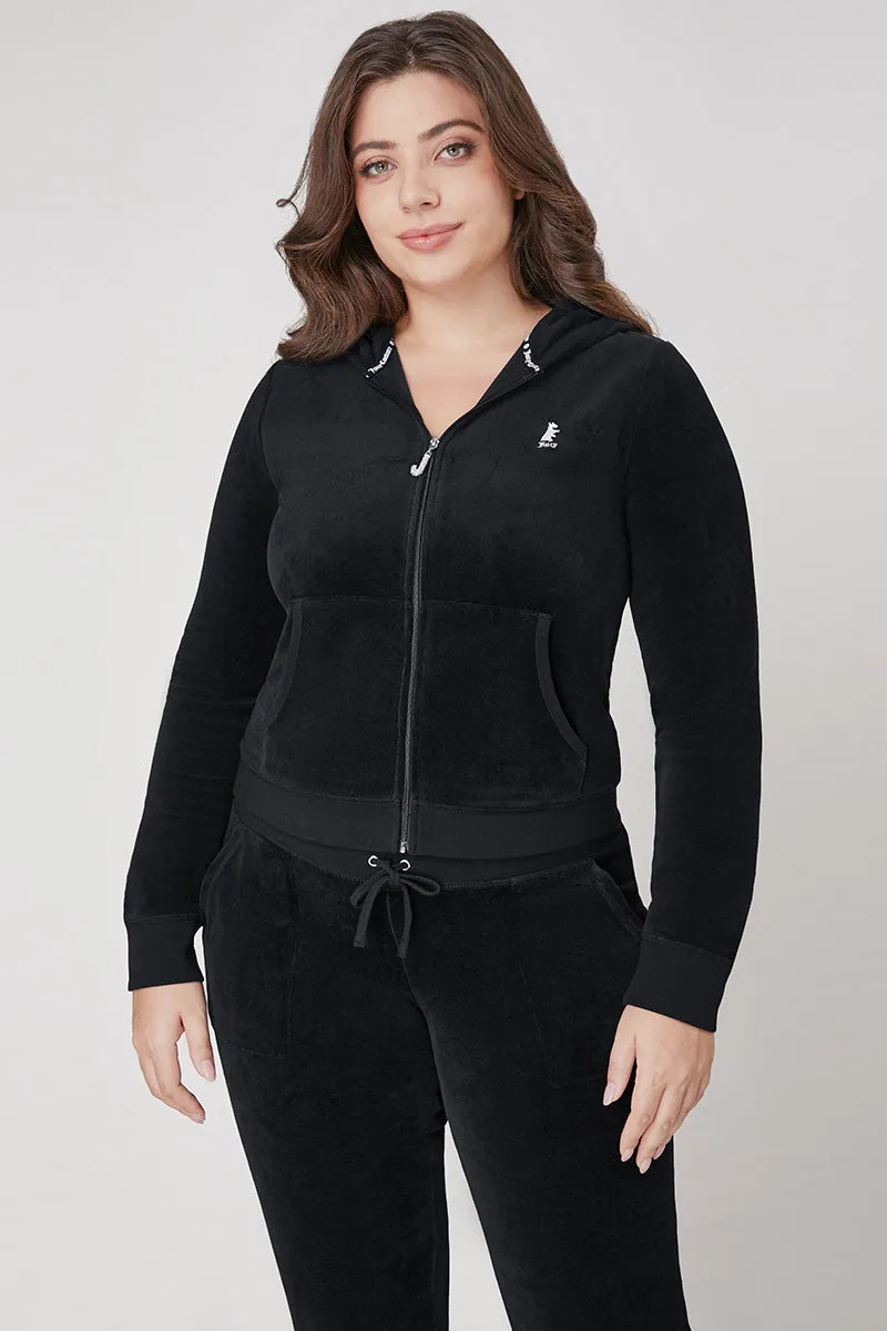 Plus-Size Scottie Cotton Velour Hoodie sold by Juicy Couture product image thumbnail 2