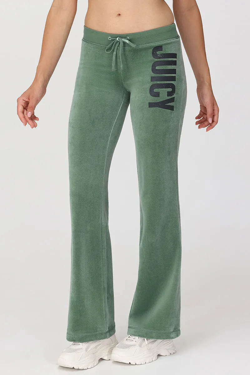 Rebel Without Couture Heritage Cotton Velour Track Pants sold by Juicy Couture product image thumbnail 4