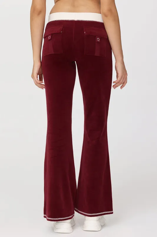 Sweetheart Cotton Velour Track Pants sold by Juicy Couture