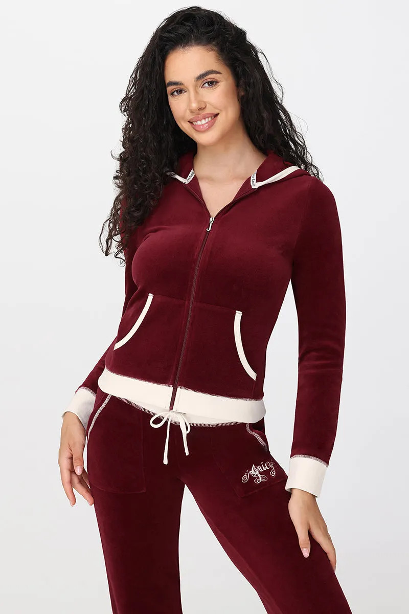 Sweetheart Cotton Velour Hoodie sold by Juicy Couture product image thumbnail 2
