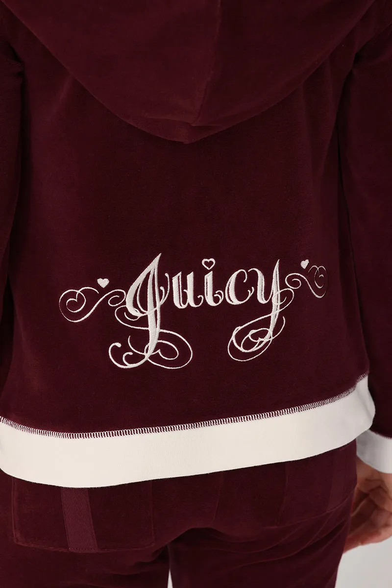 Sweetheart Cotton Velour Hoodie sold by Juicy Couture product image thumbnail 4