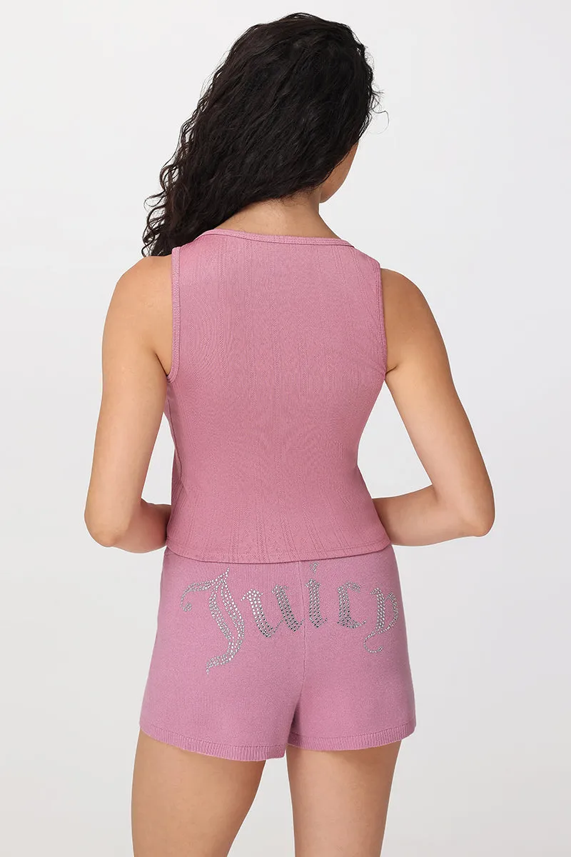 Pointelle Small Bling Tank sold by Juicy Couture product image thumbnail 2