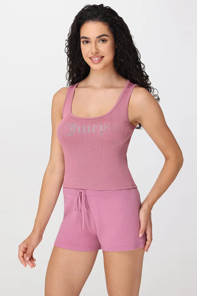 Pointelle Small Bling Tank sold by Juicy Couture product image thumbnail 4