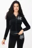 Monogram Heritage Cotton Velour Hoodie sold by Juicy Couture