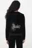 Monogram Heritage Cotton Velour Hoodie sold by Juicy Couture