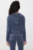 Heritage Cotton Velour Hoodie sold by Juicy Couture