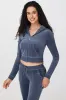 Heritage Cotton Velour Hoodie sold by Juicy Couture