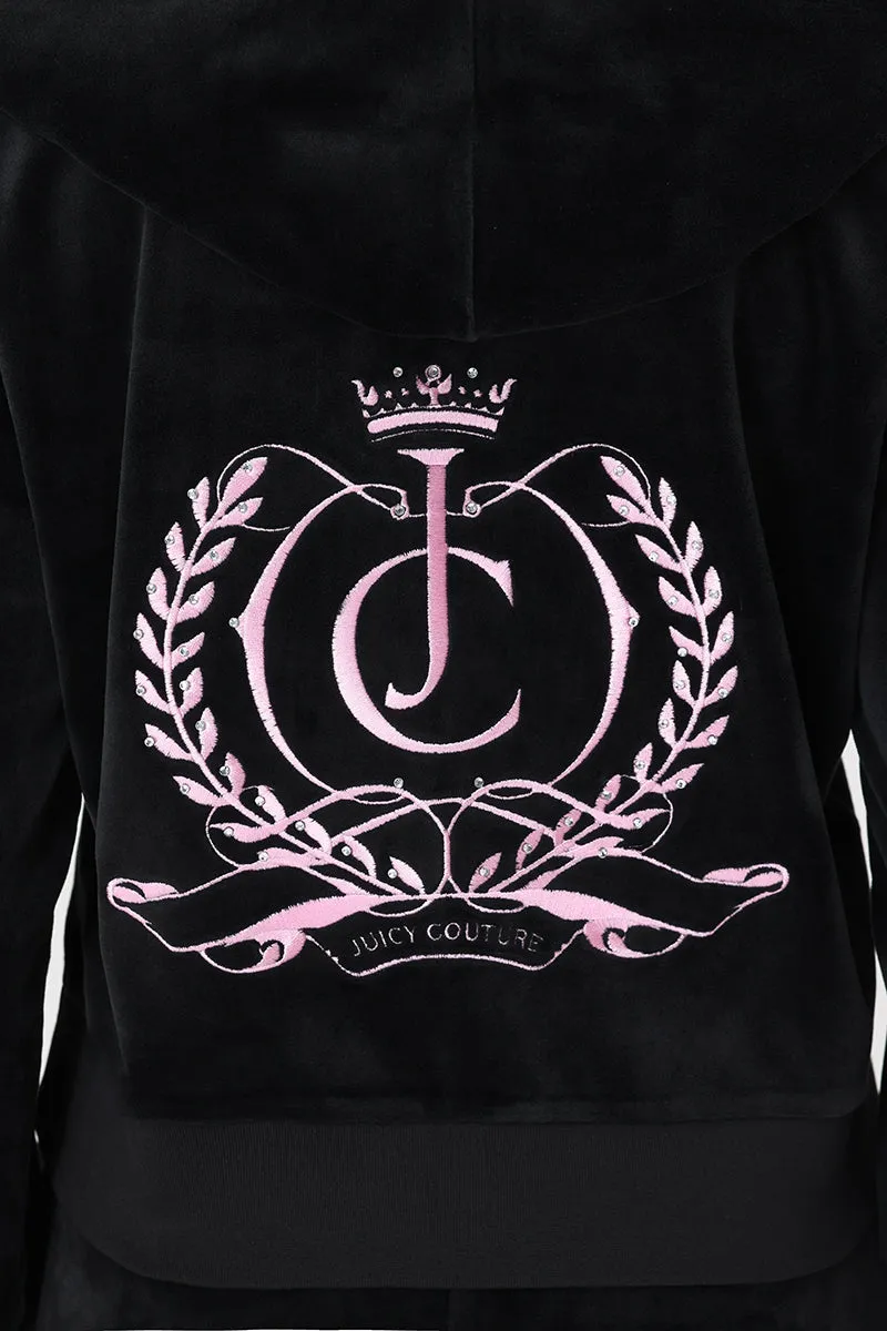 Relaxed Velour Zip Hoodie sold by Juicy Couture product image thumbnail 3