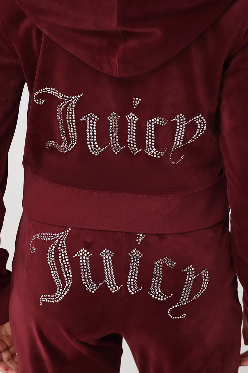 OG Big Bling Velour Hoodie sold by Juicy Couture product image thumbnail 3