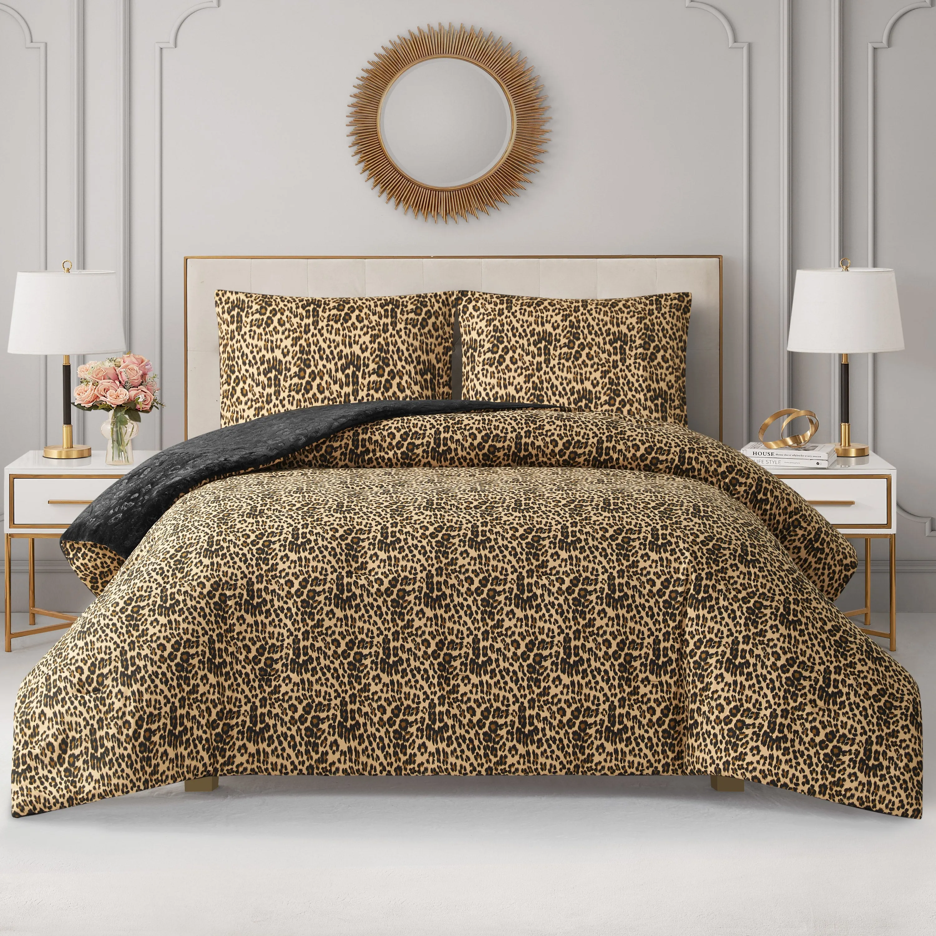 Embossed Leopard Reversible Comforter Set sold by Juicy Couture product image thumbnail 4