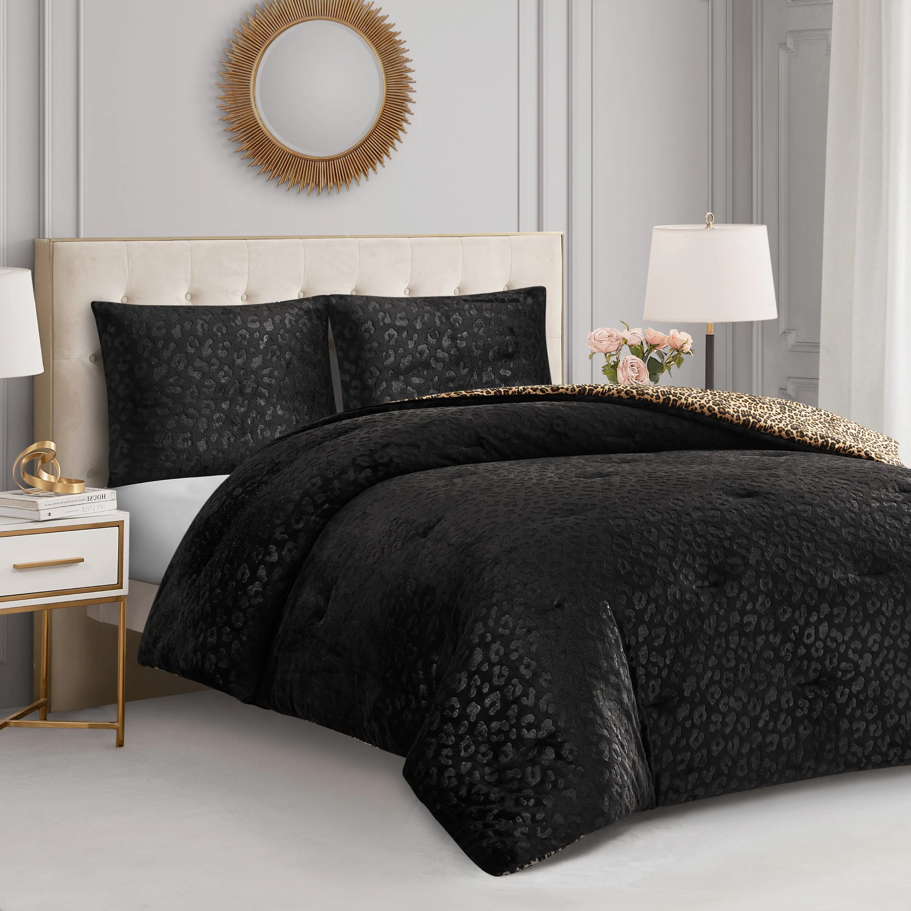 Embossed Leopard Reversible Comforter Set sold by Juicy Couture product image thumbnail 2