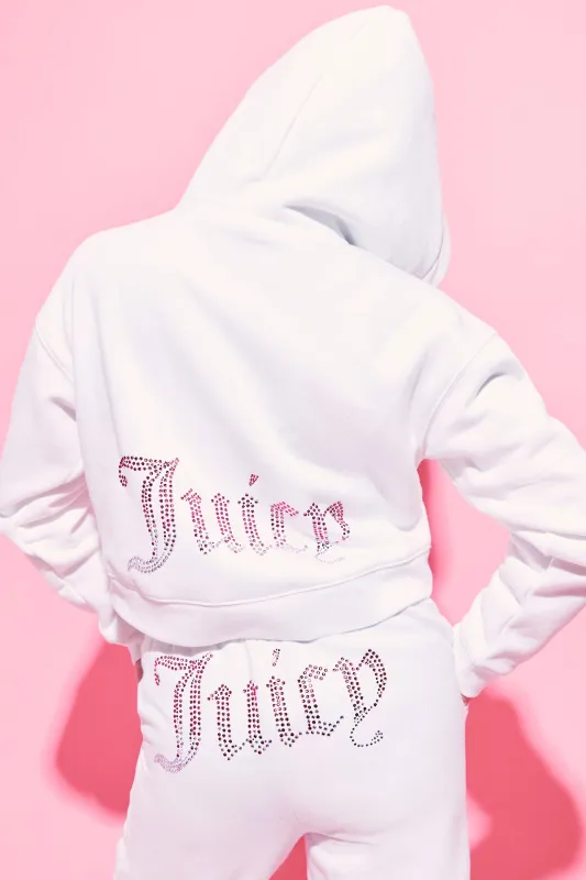 30th Birthday Ombre Fleece Cropped Hoodie sold by Juicy Couture