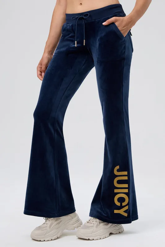 30th Birthday Snap Pocket Velour Pants sold by Juicy Couture