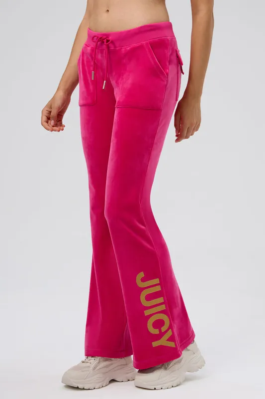 30th Birthday Snap Pocket Velour Pants sold by Juicy Couture