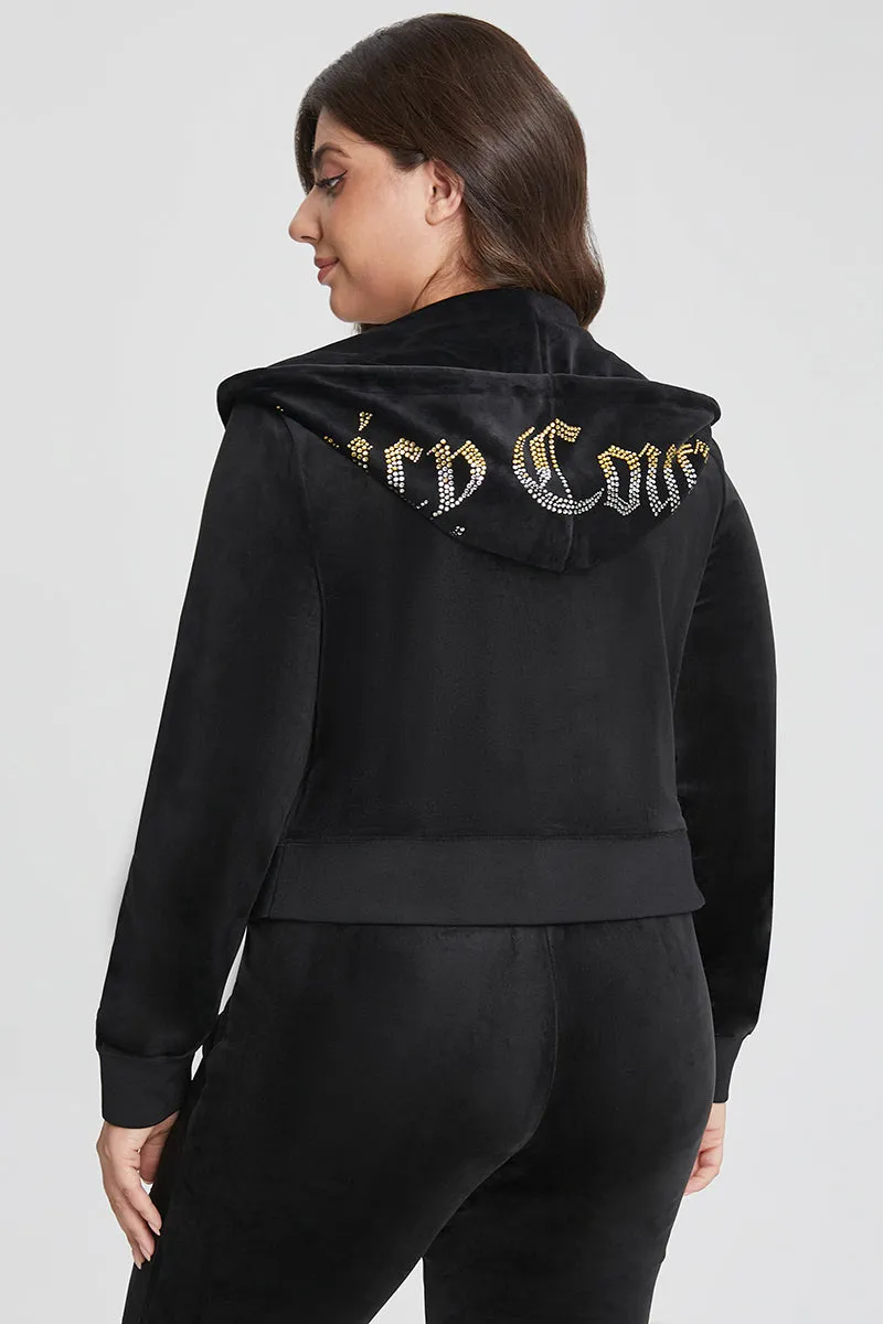 Plus-Size 30th Birthday Ombre Bling Hoodie sold by Juicy Couture
