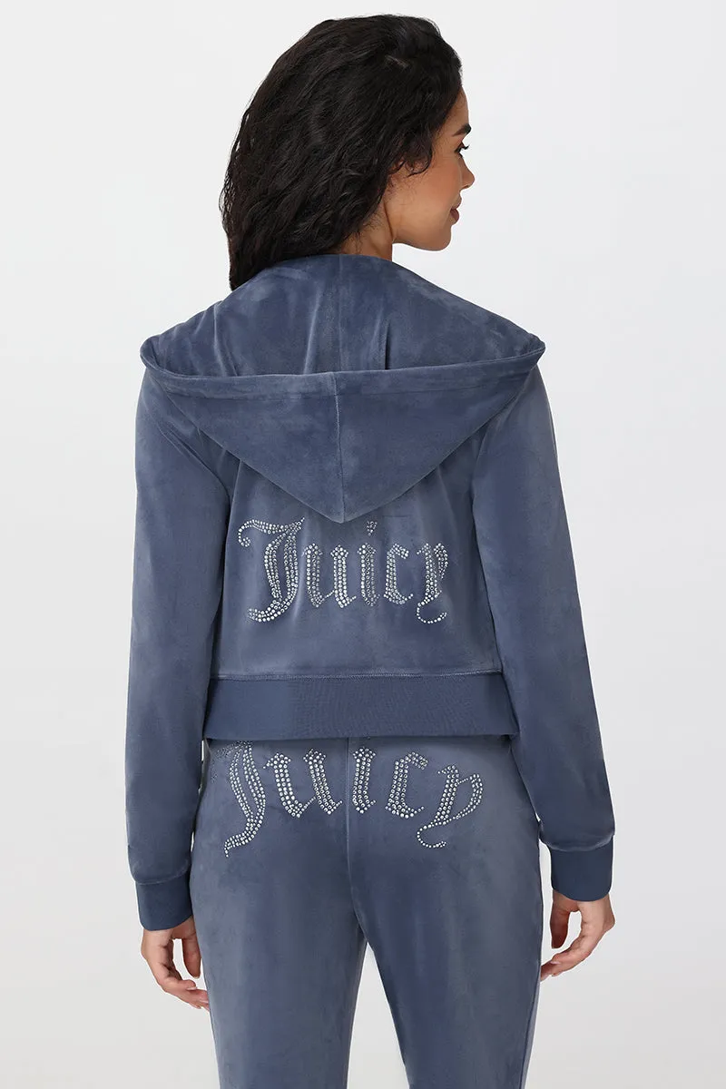 OG Big Bling Velour Hoodie sold by Juicy Couture product image thumbnail 2