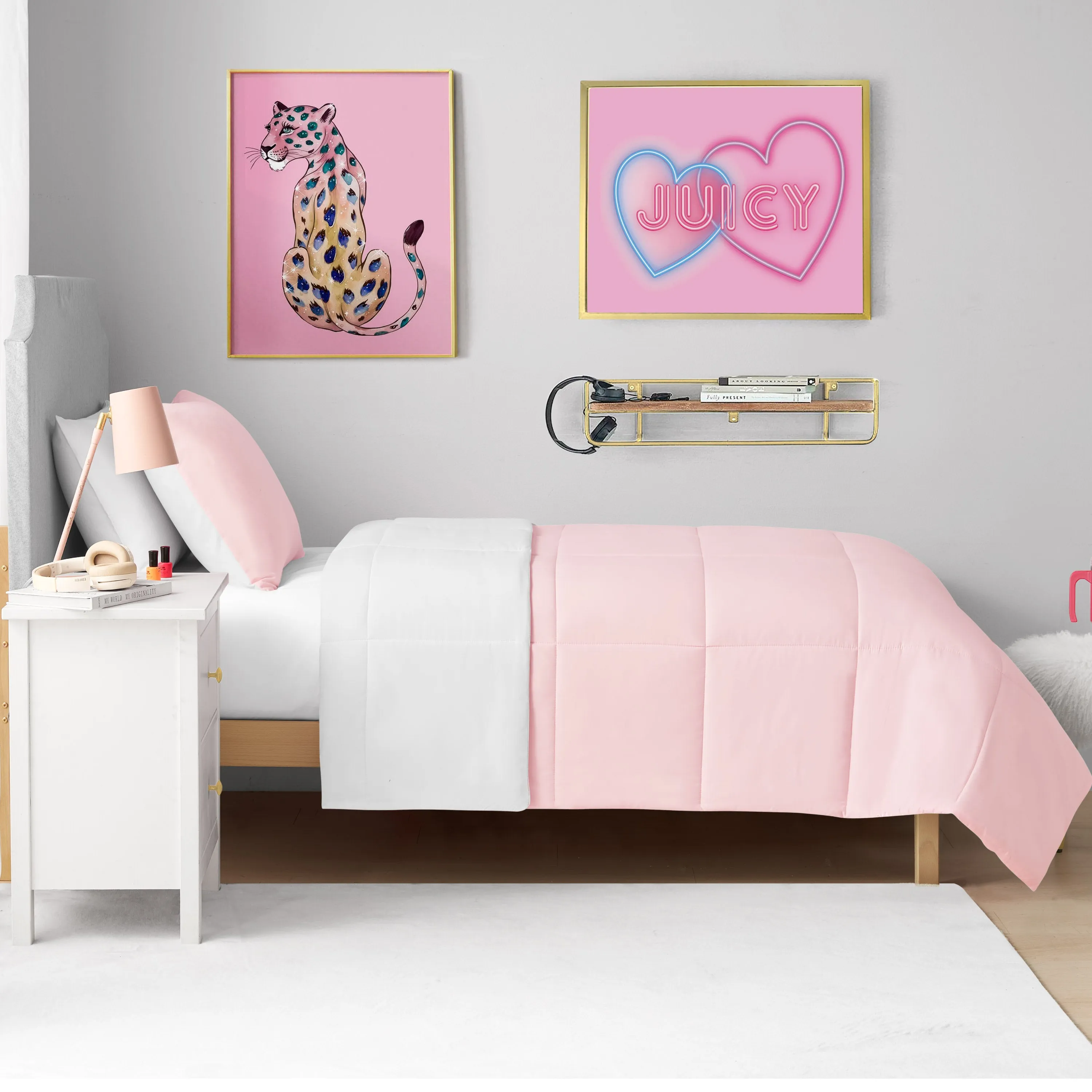 Box Stitch Reversible Comforter Set sold by Juicy Couture product image thumbnail 2