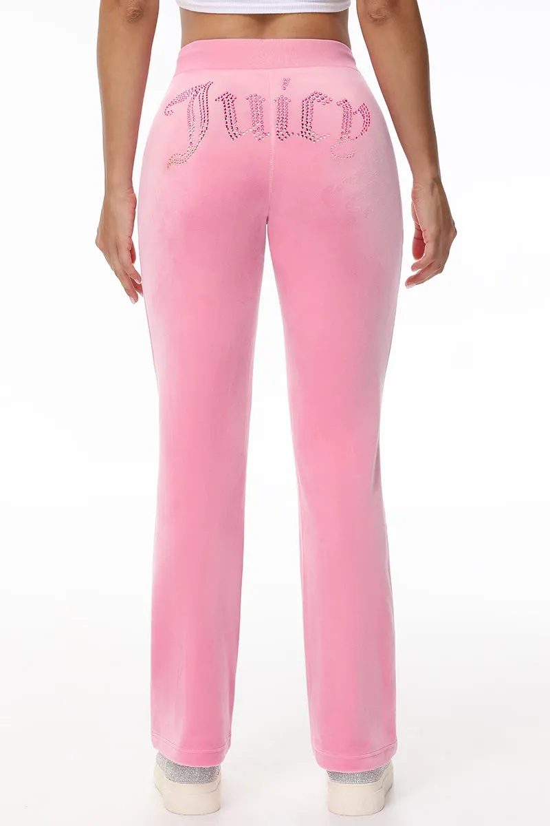 Ombre Big Bling Velour Track Pants sold by Juicy Couture