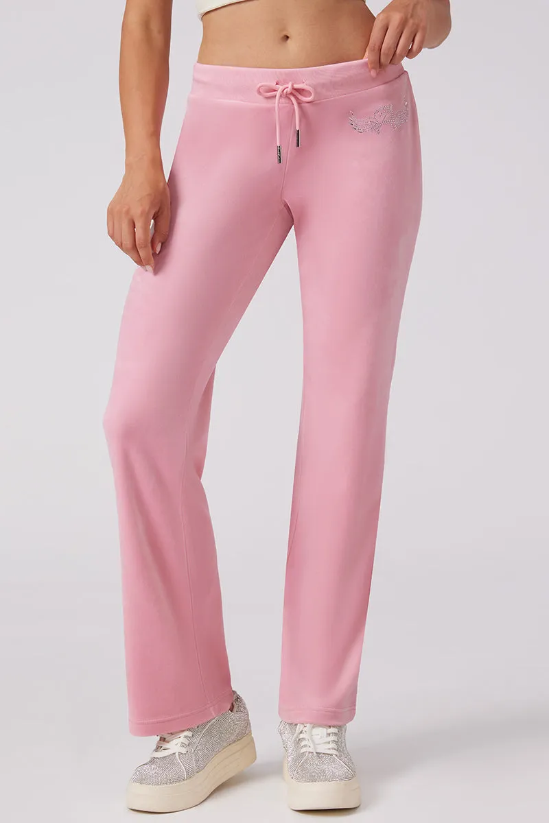 Angel Couture Big Bling Velour Track Pants sold by Juicy Couture