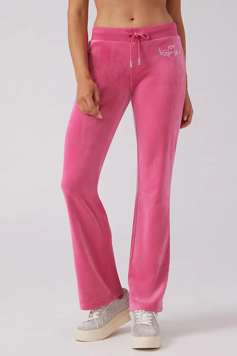Angel Couture Big Bling Velour Track Pants sold by Juicy Couture